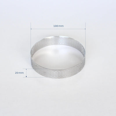 Perforated Tart Ring Round (100mm)