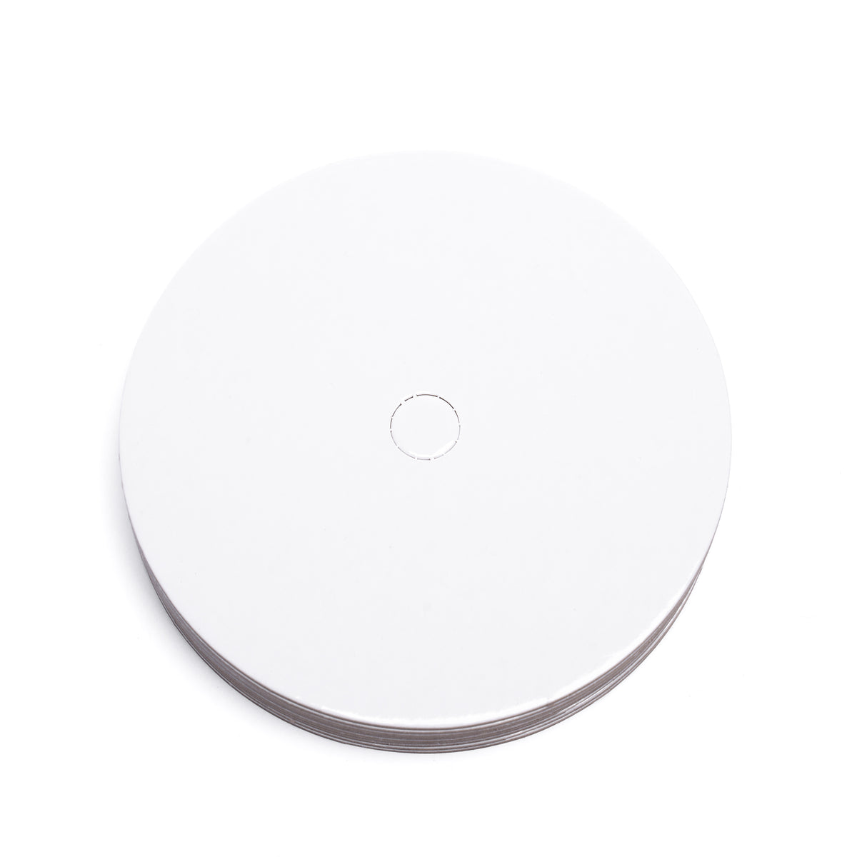 Cardboard Perforated Round White Cake Board 10pc