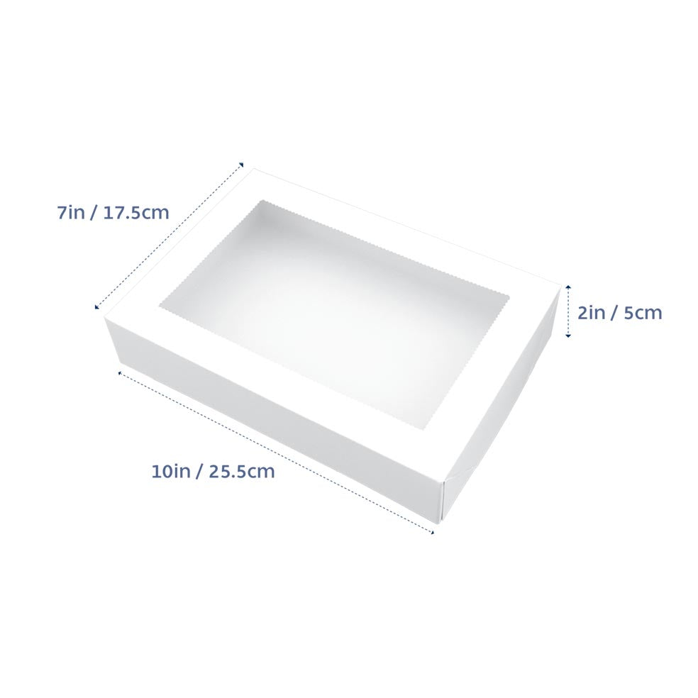 Biscuit Box with Window 2" High