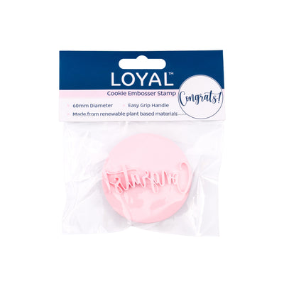 Cookie Embosser Stamp Congrats