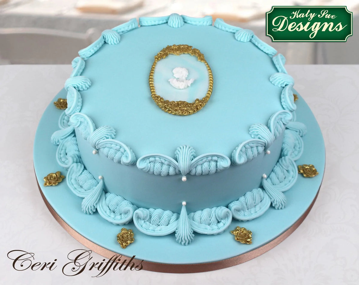 Oval Cameo + Oval Frame Silicone Mould