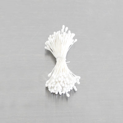 Floral Stamen Pearl White Small (6pk)