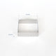 Perforated Tart Ring Square (75mm)
