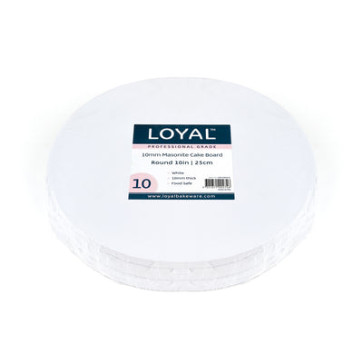 10mm Masonite Round White Board