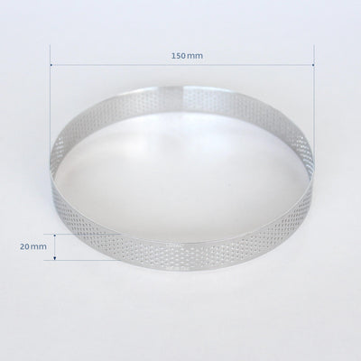Perforated Tart Ring Round (150mm)