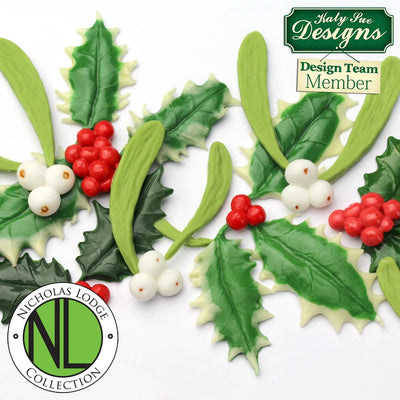 Holly + Mistletoe Silicone Mould