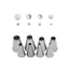 Piping Tip French Star Set (8pc)