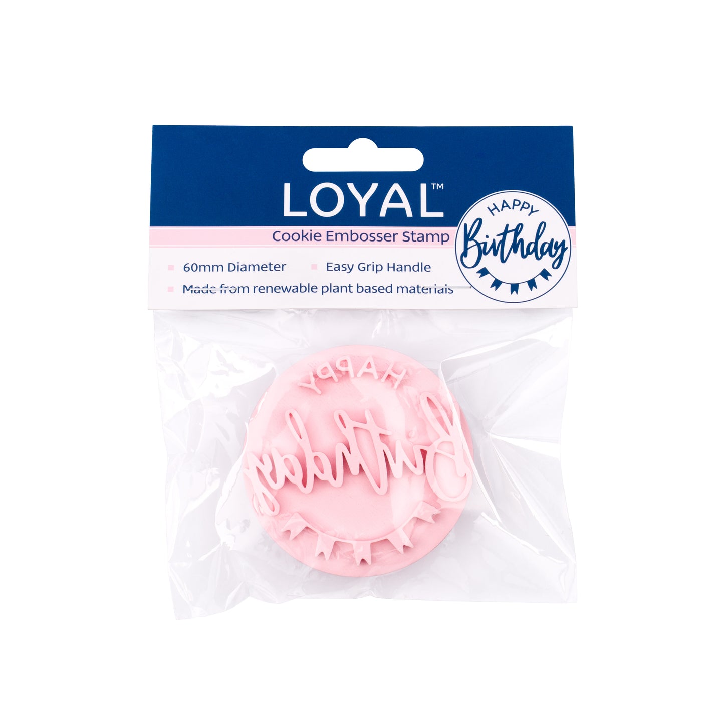 Cookie Embosser Stamp Happy Birthday