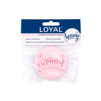Cookie Embosser Stamp Hooray