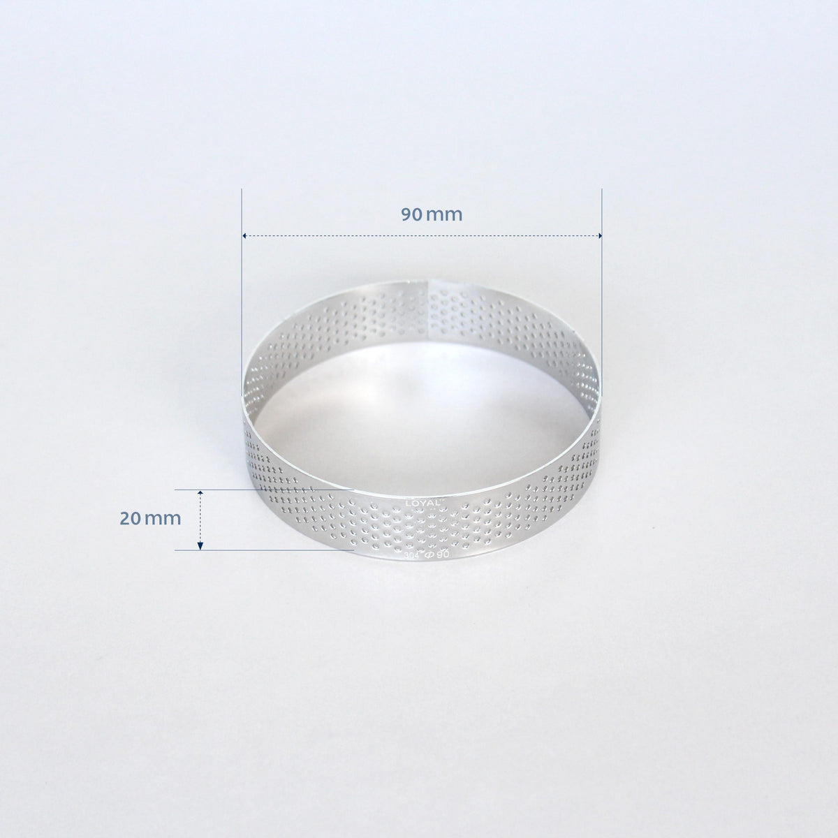 Perforated Tart Ring Round (90mm)