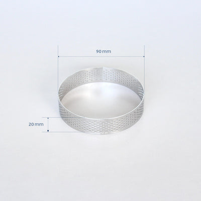 Perforated Tart Ring Round (90mm)