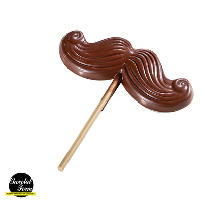CHOCOLATE MOULD LOLLIPOP MUSTACHE