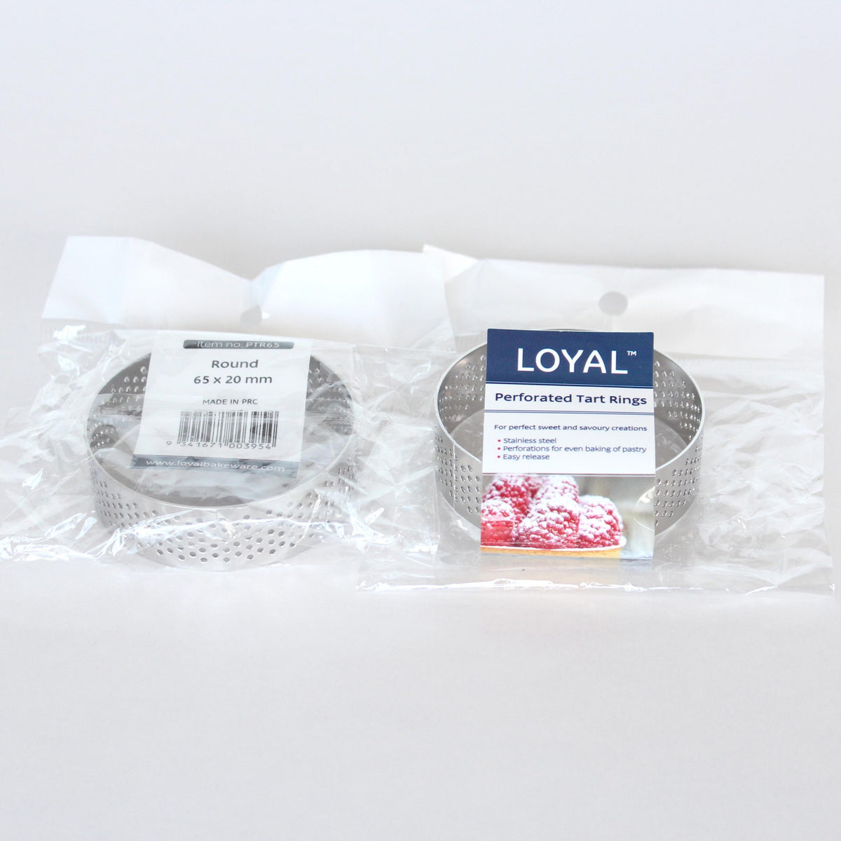 Perforated Tart Ring Round (65mm)