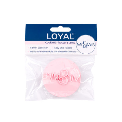 Cookie Embosser Stamp Mr & Mrs