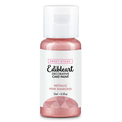 Pink Diamond Metallic Edibleart Paint 15ml