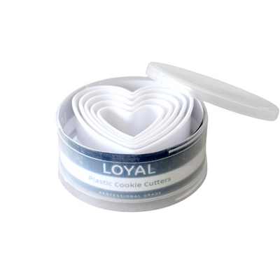 Plastic Heart Cutter Set (5pc)