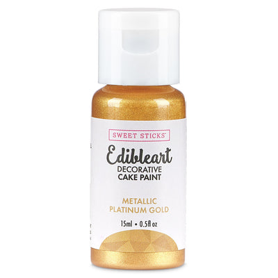 Platinum Gold Metallic Edibleart Paint 15ml