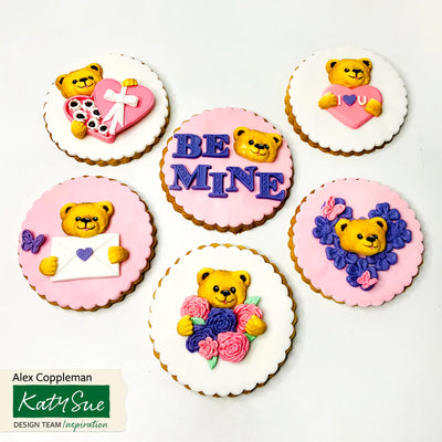 Teddy + Heart Silicone Mould