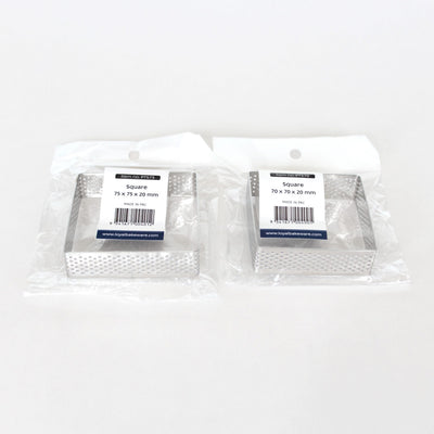 Perforated Tart Ring Square (70mm)
