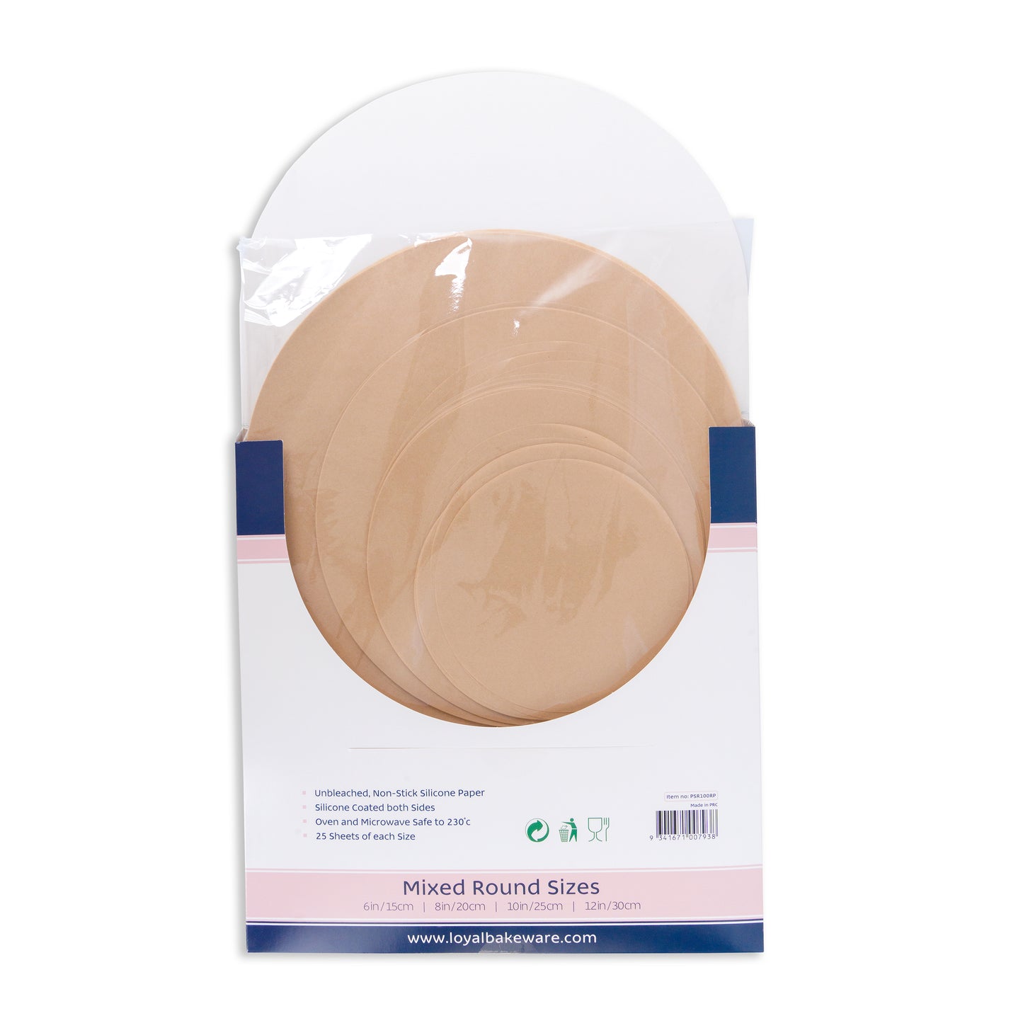 Pre-Cut Parchment Paper Round Mixed Size