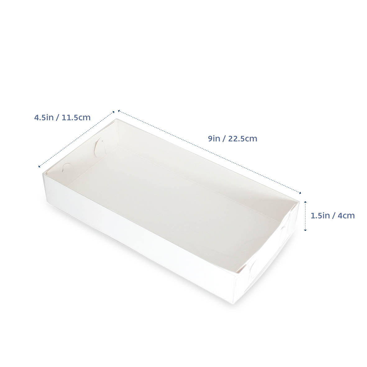 Biscuit Box Clear 1.5" High