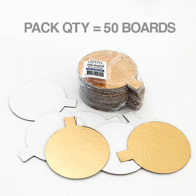 Dessert Board Round Gold (80mm)
