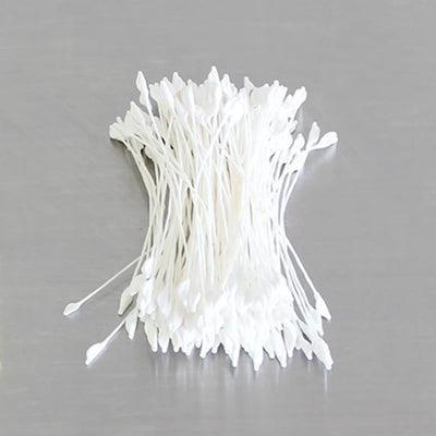 Floral Stamen Hammerhead White Large (6pk)