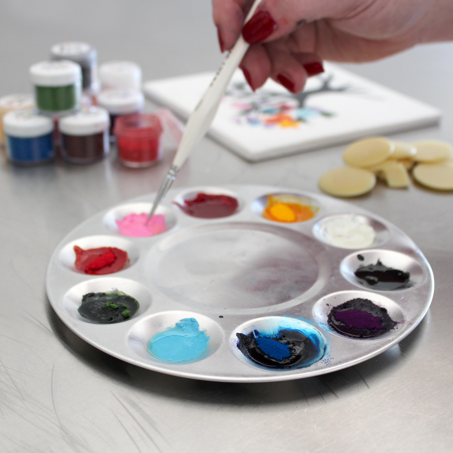 Aluminium Paint Palettes (2pc)