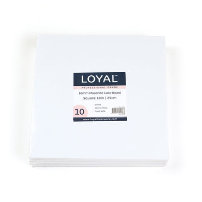 10mm Masonite Square White Board