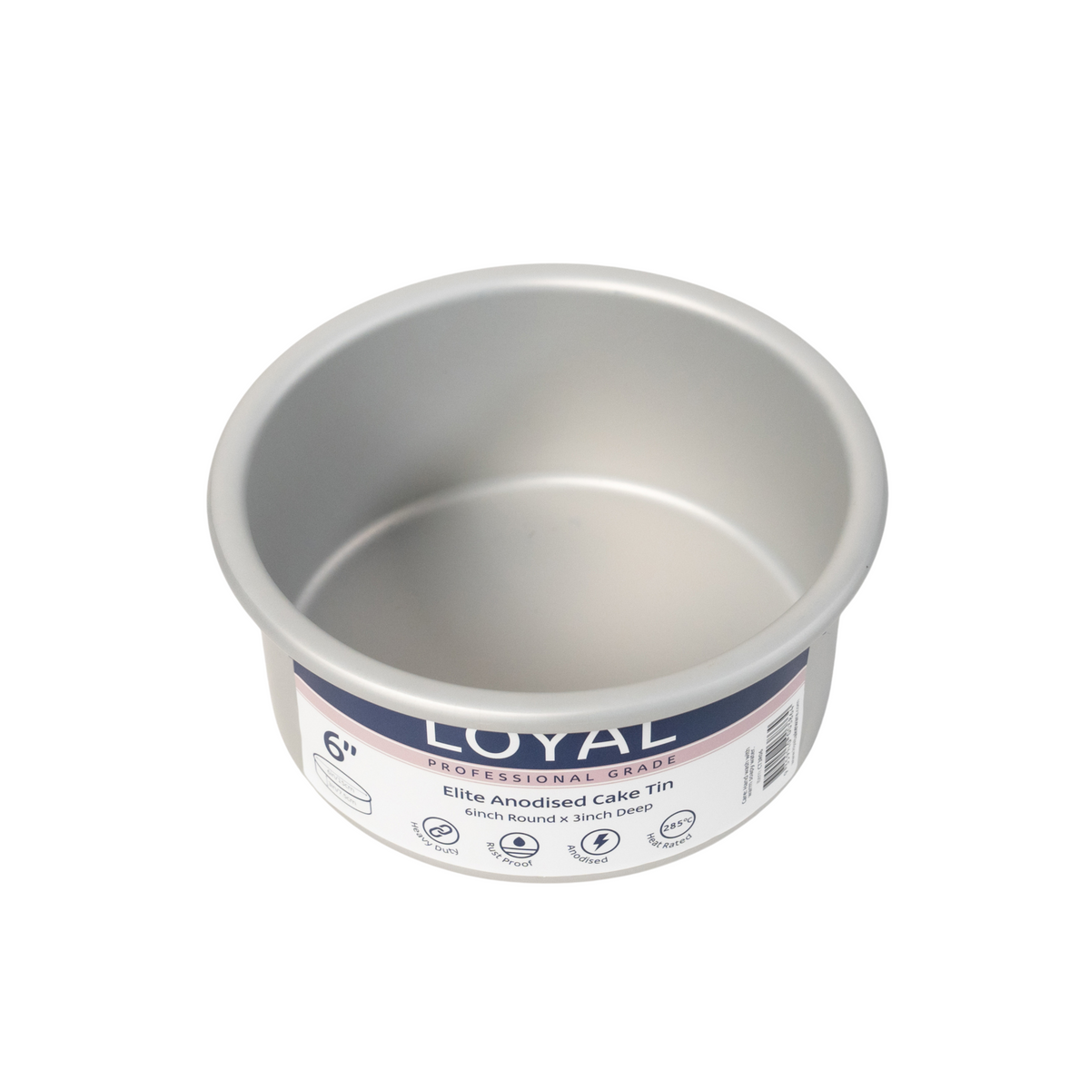 Elite Anodised Cake Tin Round 3" Deep