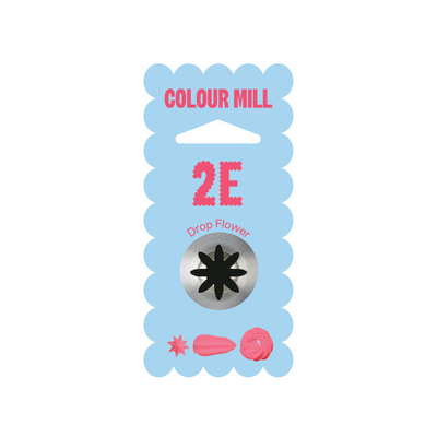 Colour Mill Piping Tip 2E Drop Flower