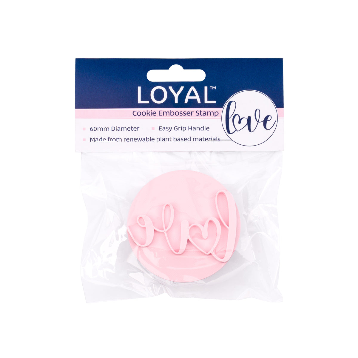 Cookie Embosser Stamp Love