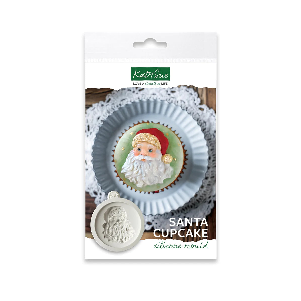Santa Cupcake Silicone Mould