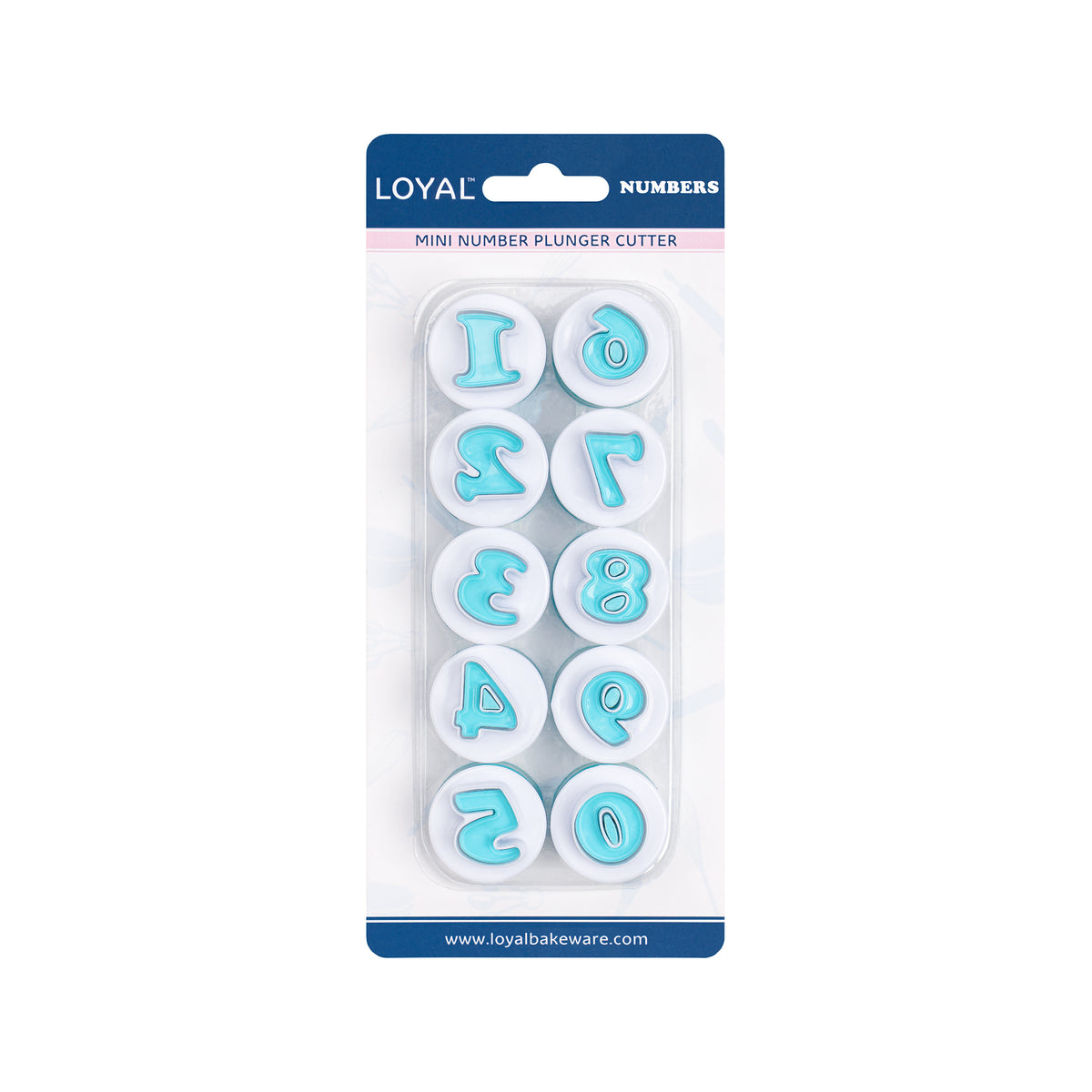 Mini Number Plunger Cutter (10pcs)