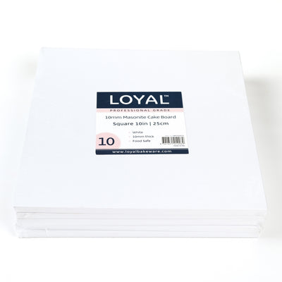 10mm Masonite Square White Board