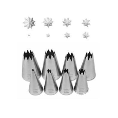 Piping Tip Star Set (8pc)