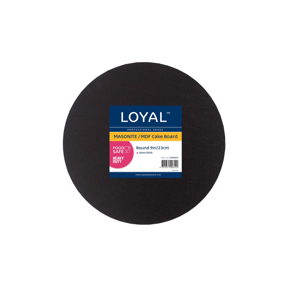 Masonite Round Black Board