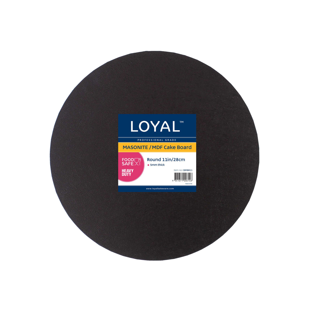 Masonite Round Black Board