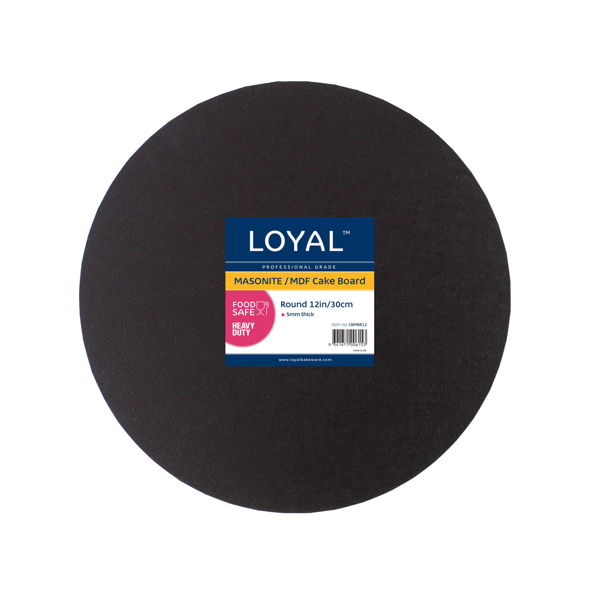Masonite Round Black Board