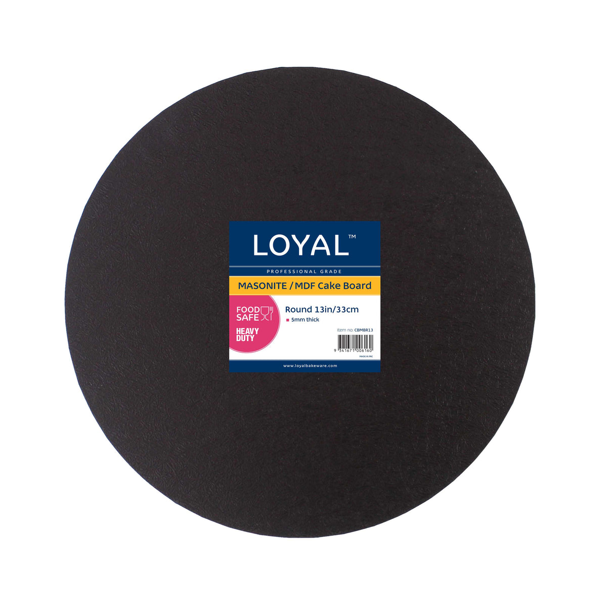 Masonite Round Black Board