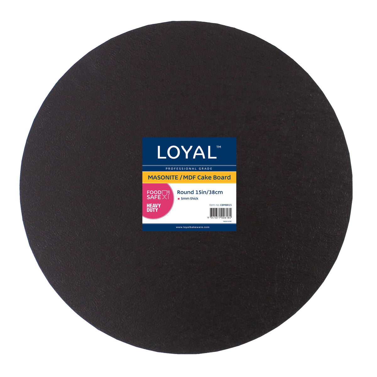 Masonite Round Black Board