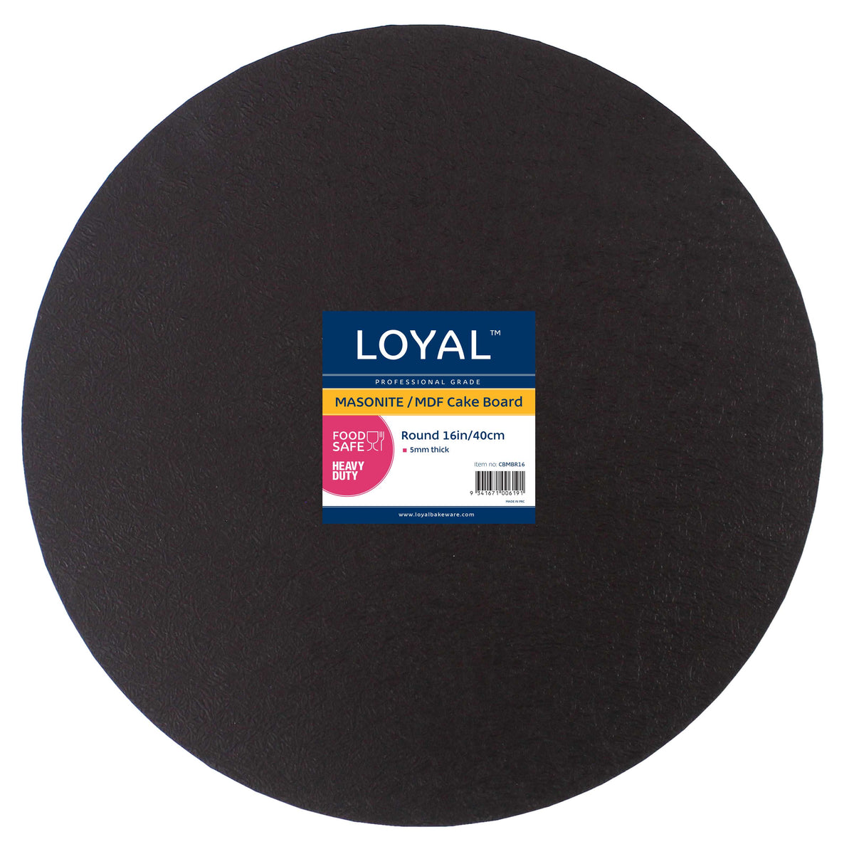 Masonite Round Black Board