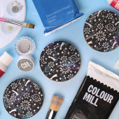 Galaxy Pattern Stencil