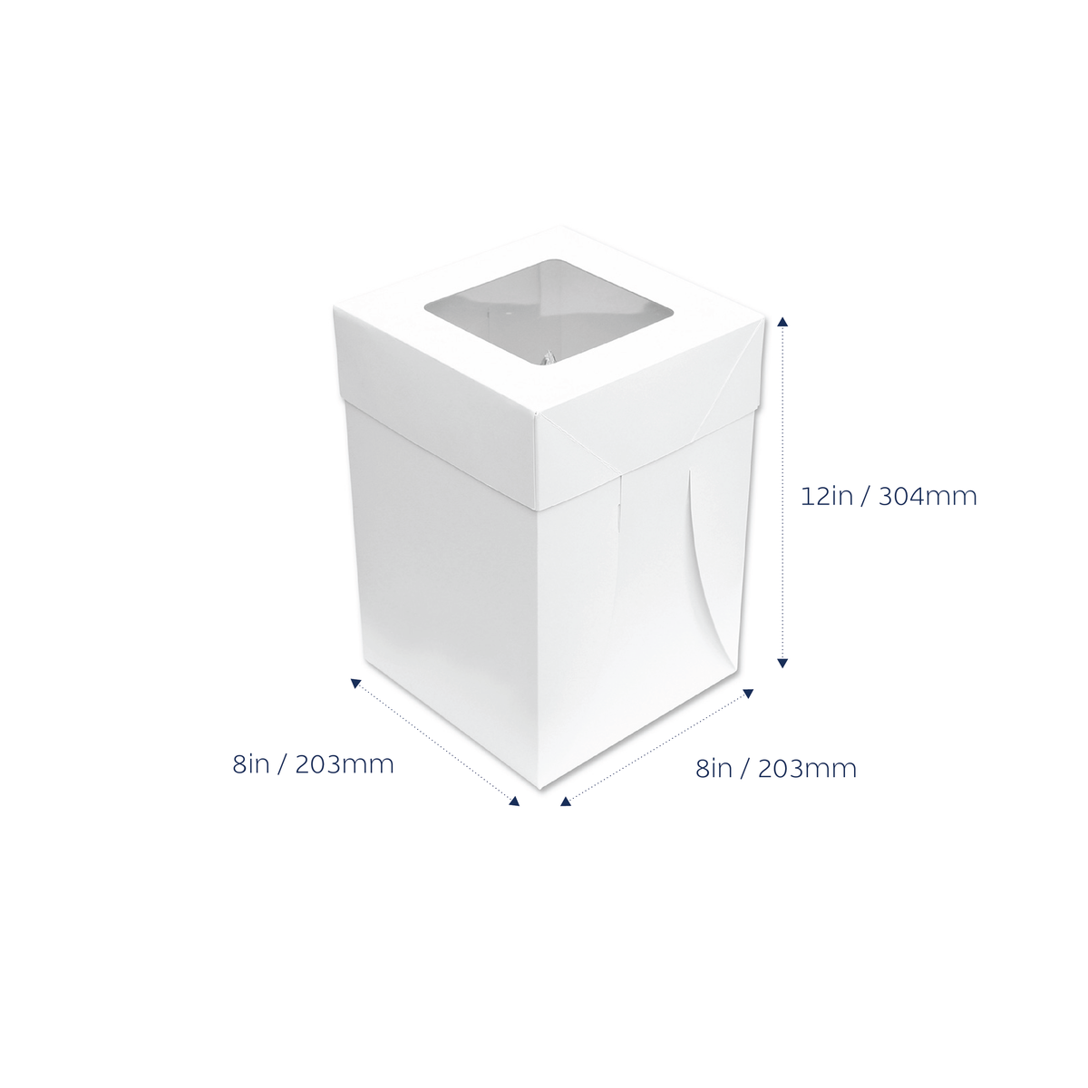 Tall Cake Box 12" High