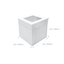Tall Cake Box 12" High