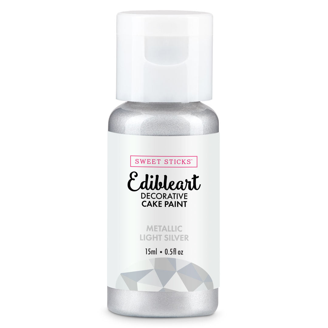 Light Silver Metallic Edibleart Paint 15ml