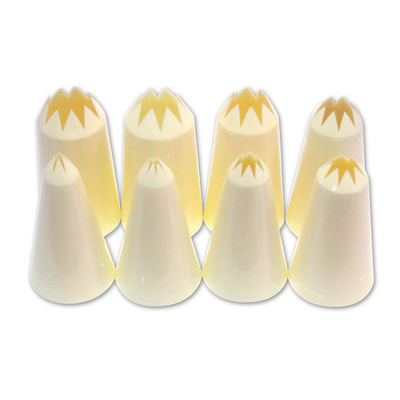 Pastry Tube Star Plastic Set (7pc)