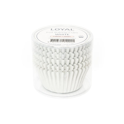 Foil Baking Cups White