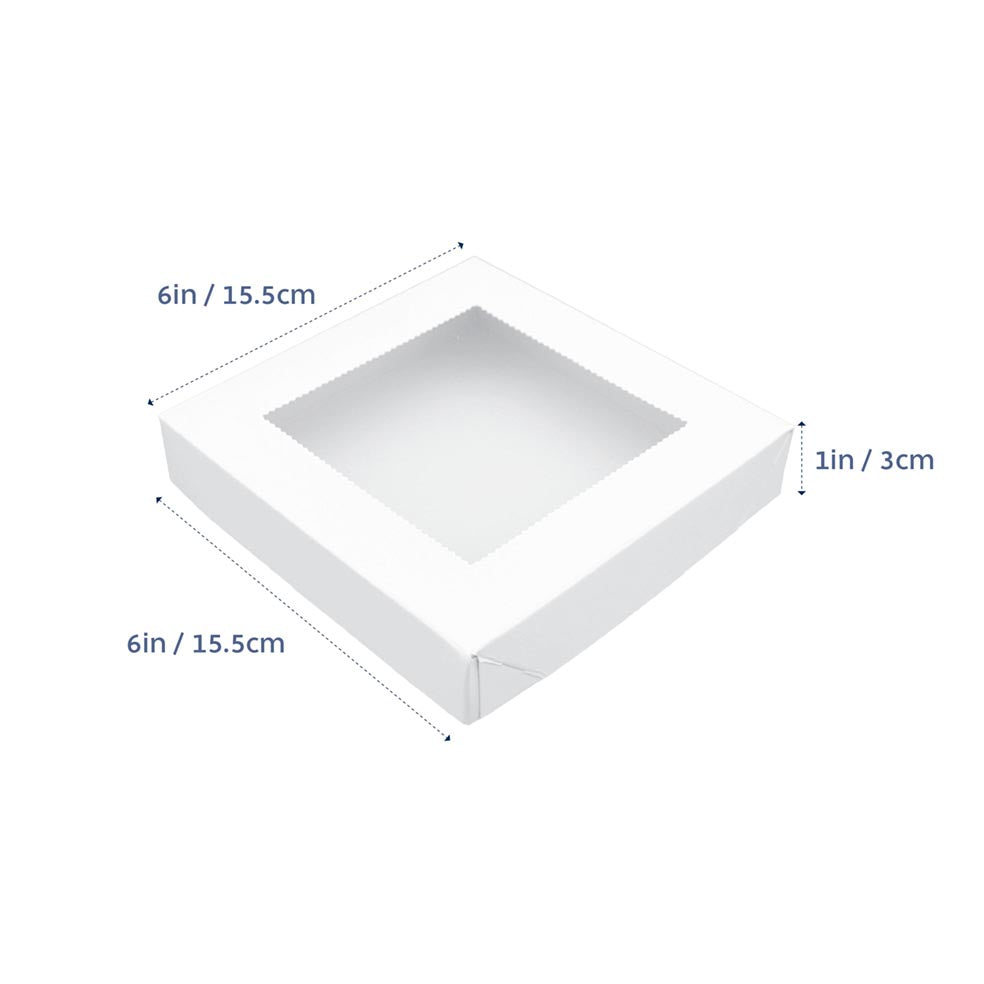 Biscuit Box with Window 1" High