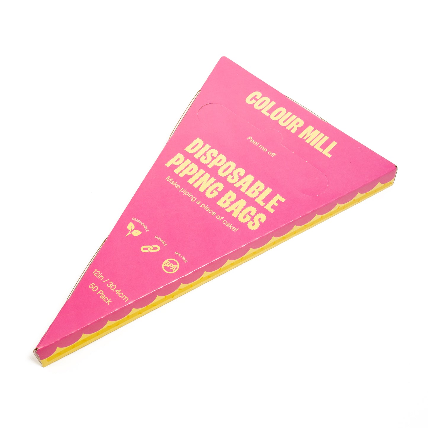 Colour Mill Disposable Piping Bags Clear
